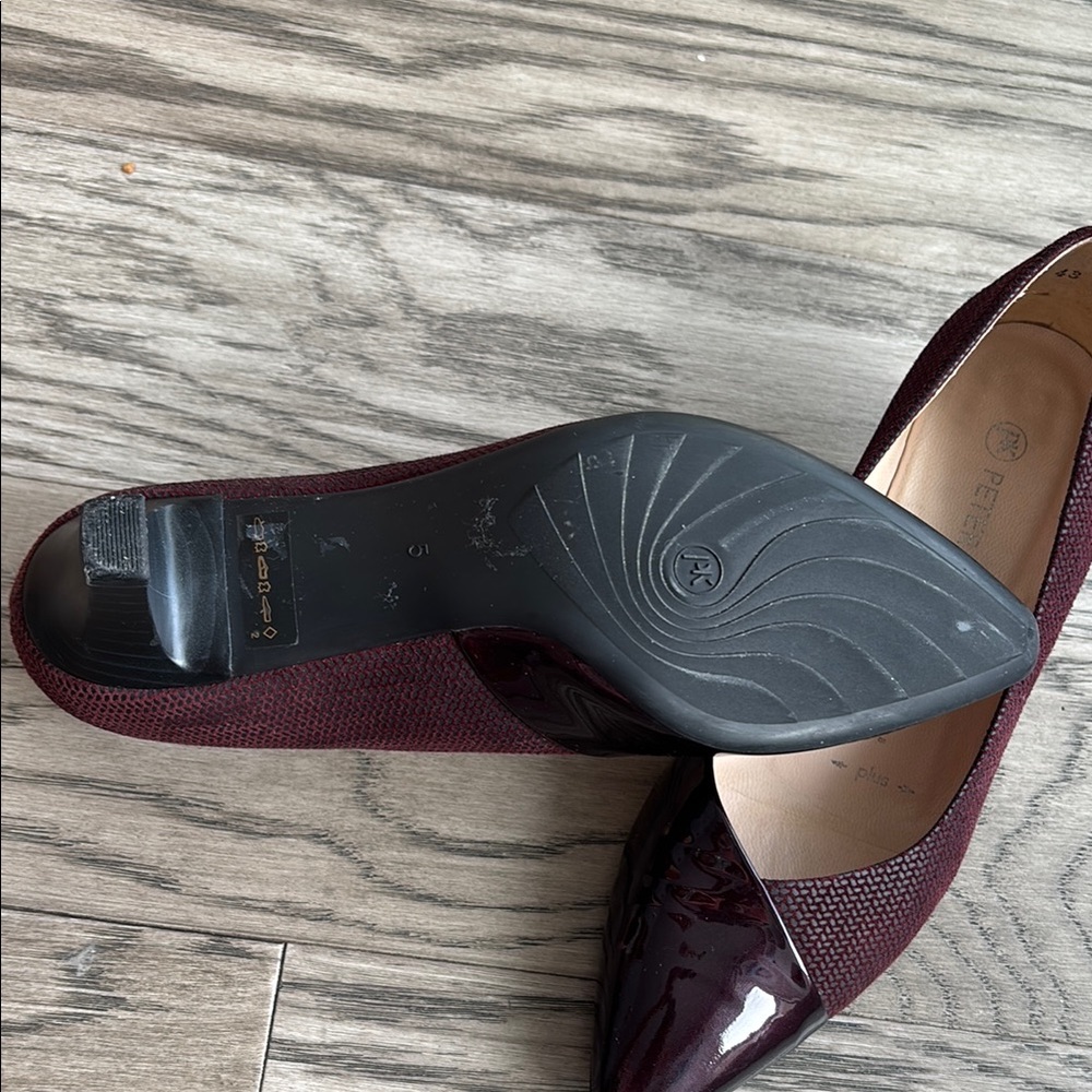 Peter Kaiser Women's Burgundy Pumps size 5, US7.5 - Picture 9 of 15